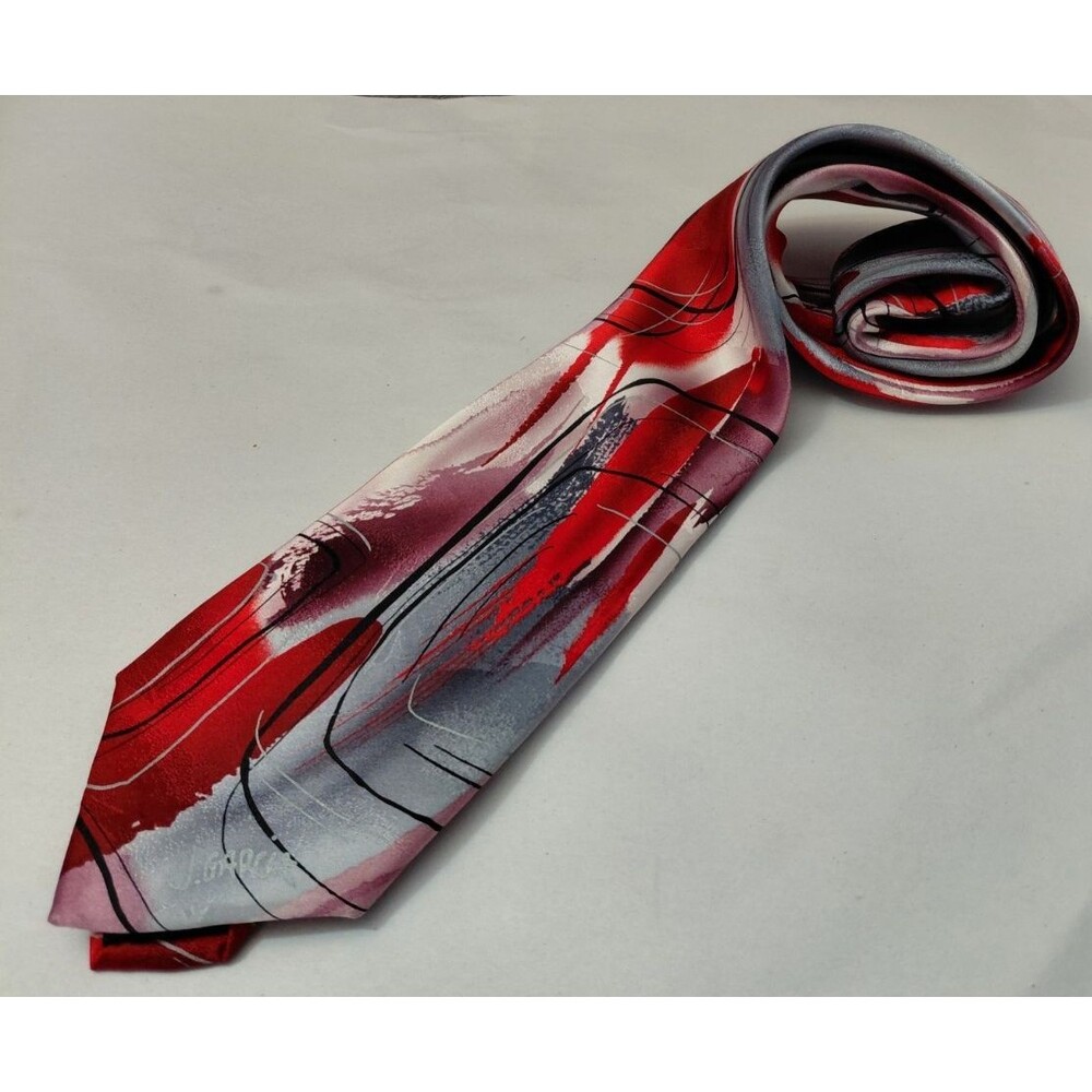 J. Garcia Abstract Signature Collection Artist Proof No. 10 100% Silk 60"x3.075" - Picture 2 of 7